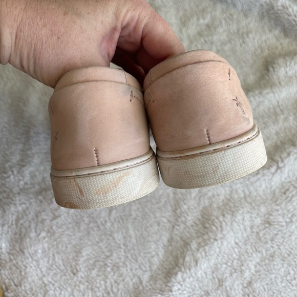 Frye Ivy pink leather slip on sneakers - Picture 11 of 11